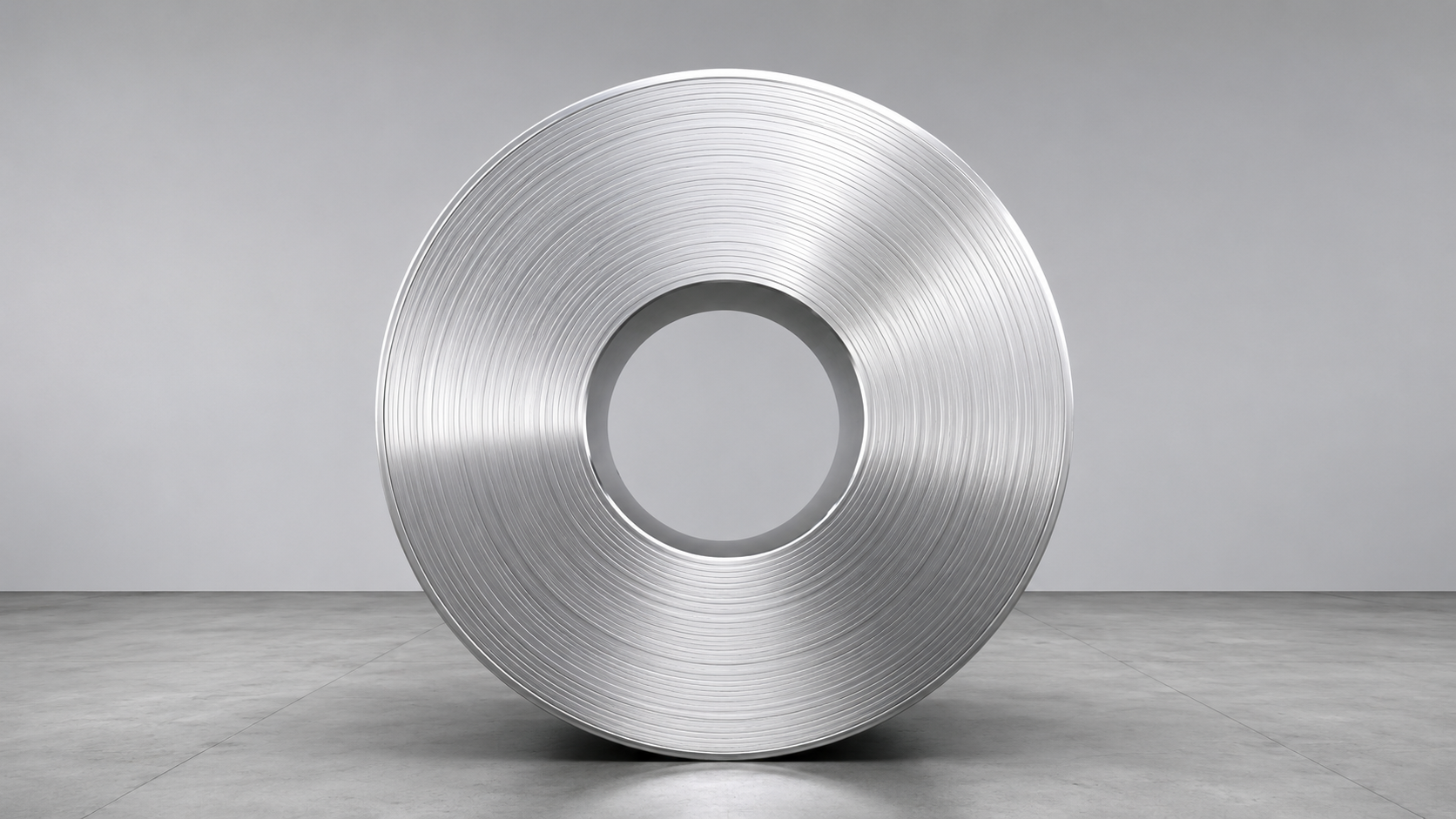 Mill-finish aluminum coil produced at Orbit's rolling line