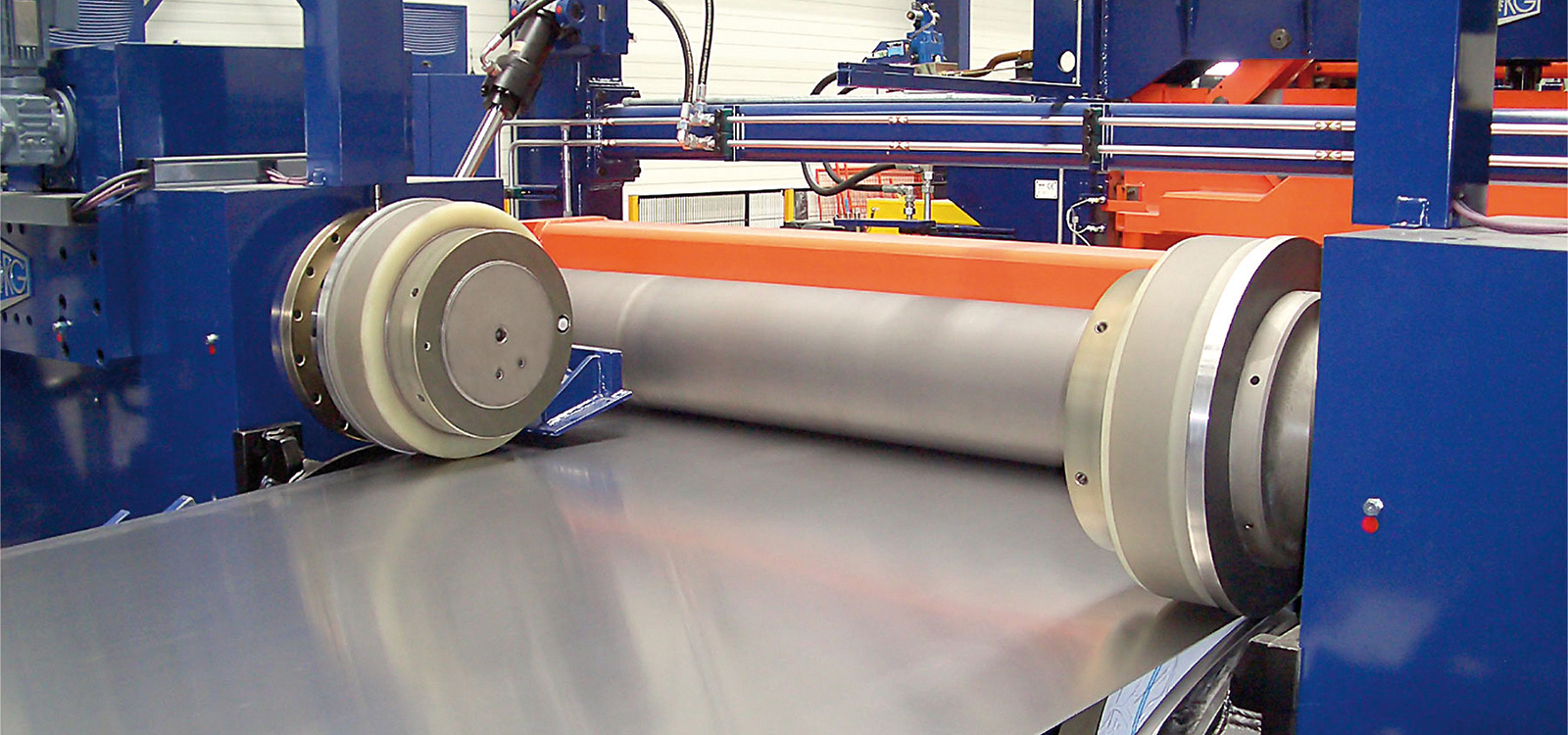 Edge trimming and slitting of aluminum coil at Orbit
